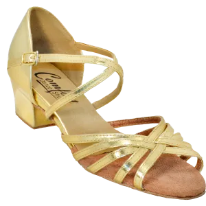 Comfort Strappy - Shiny Gold Leather