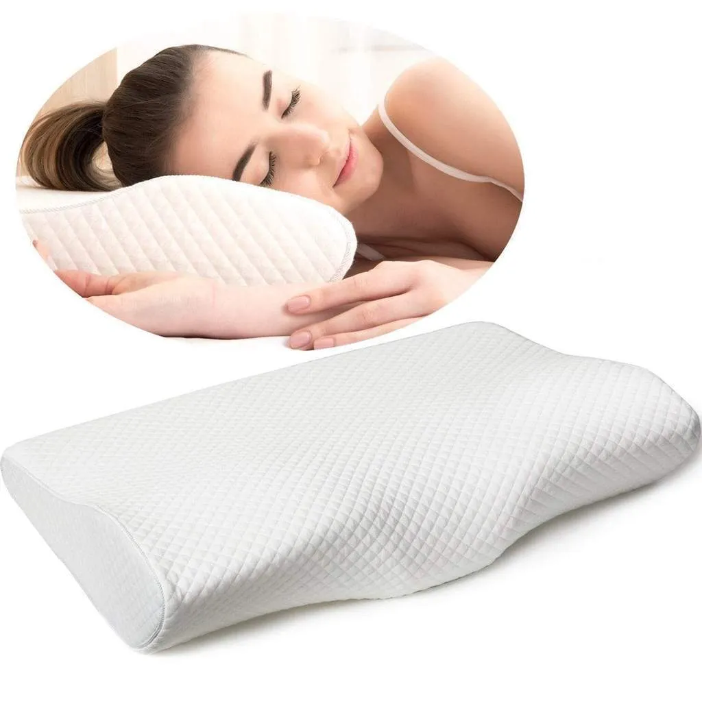 Contoured Cervical Orthopedic Memory Foam Pillow