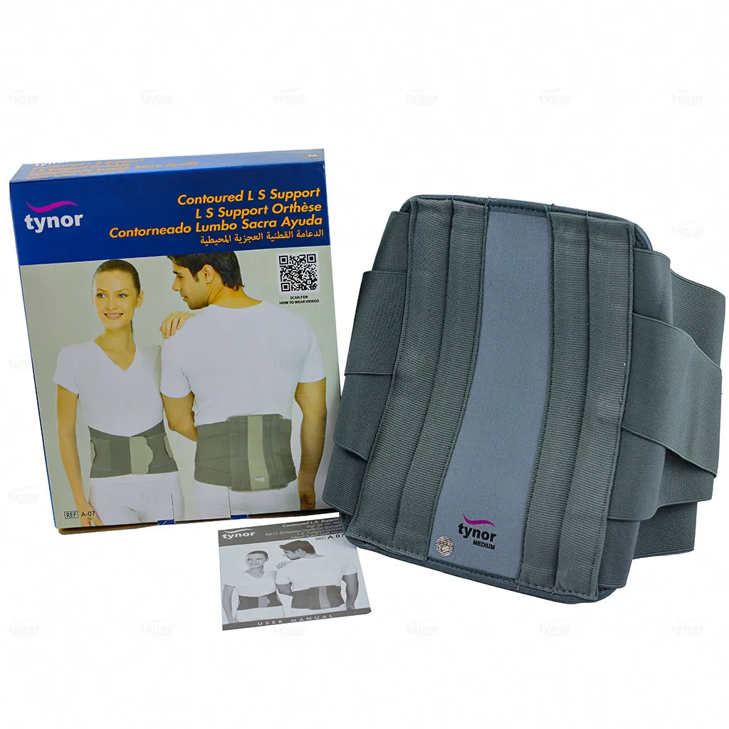 Contoured Lumbo Sacral Support (Removable Metal Stays)
