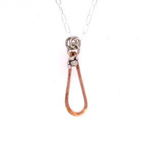 Copper Petal Necklace
