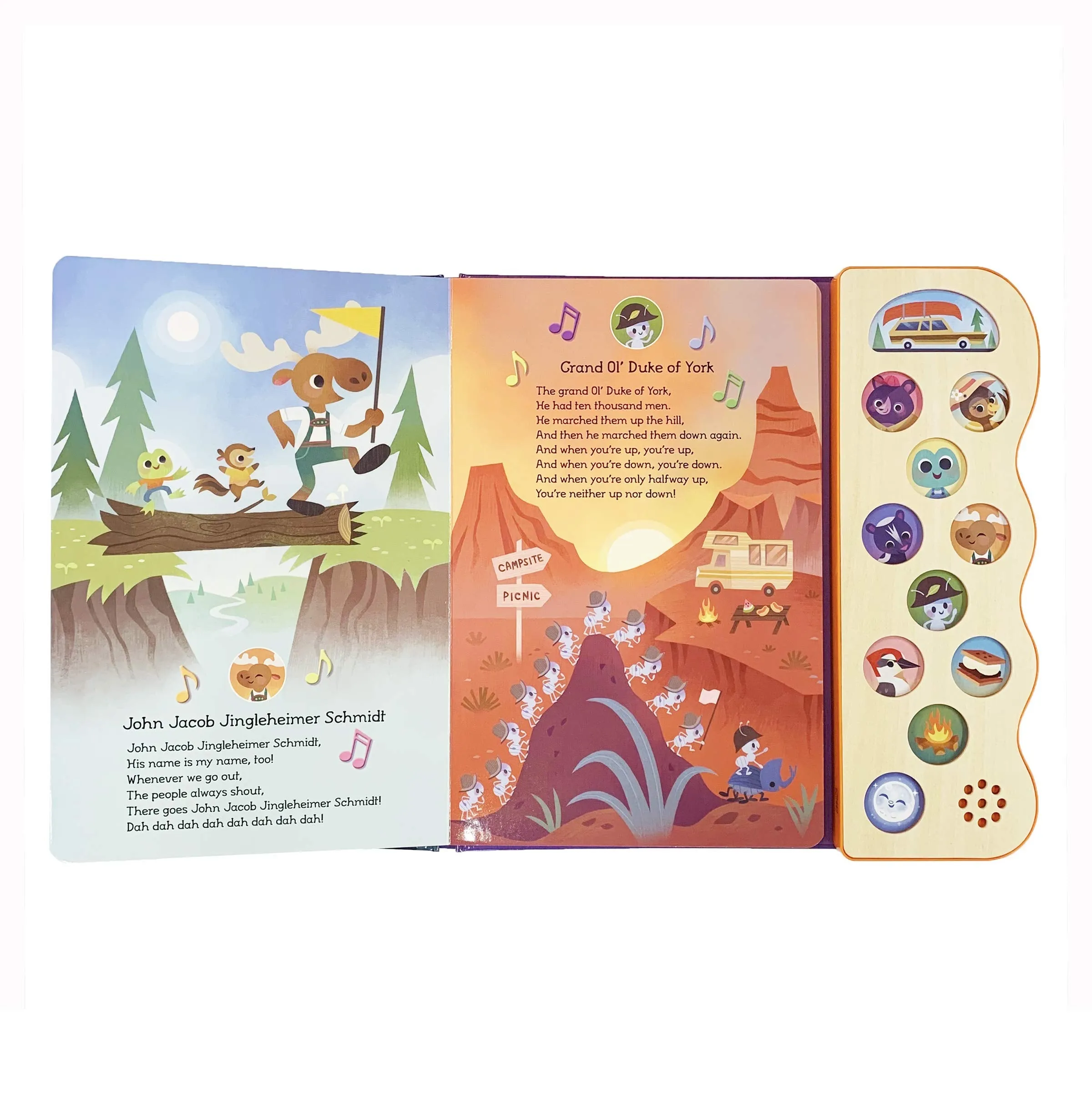 Cottage Door Press: Campfire Songs - 11 Button Sound Book