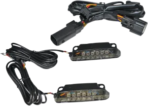 Custom Dynamics CD-LR-11-S LED Saddlebag Rail Light Bars - Smoke Lens