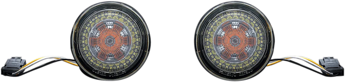 Custom Dynamics PB-AW-JAE Probeam Dynamic Ringz Turn Signals with Smoke Lenses