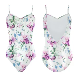 Danse de Paris Jardin Leotard in  vory for Girls