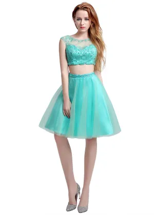 Delicate Homecoming Dress With Beadings