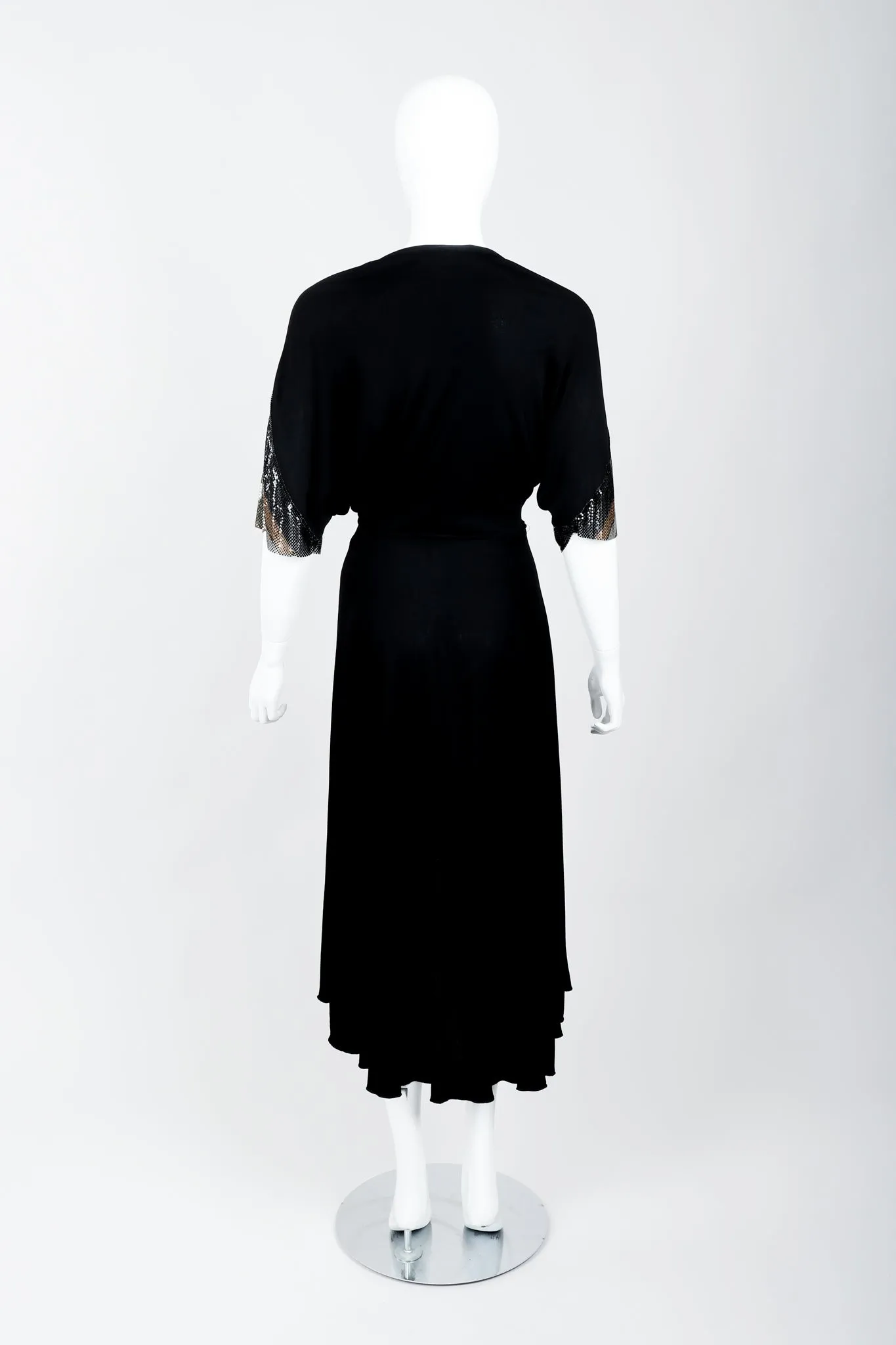 Disco Sleeve Wrap Dress