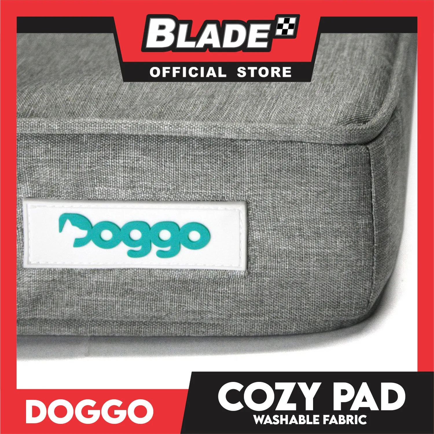 Doggo Dog Bed Cozy Pad (Large) Orthopedic Dog Beds & Calming Dog Beds