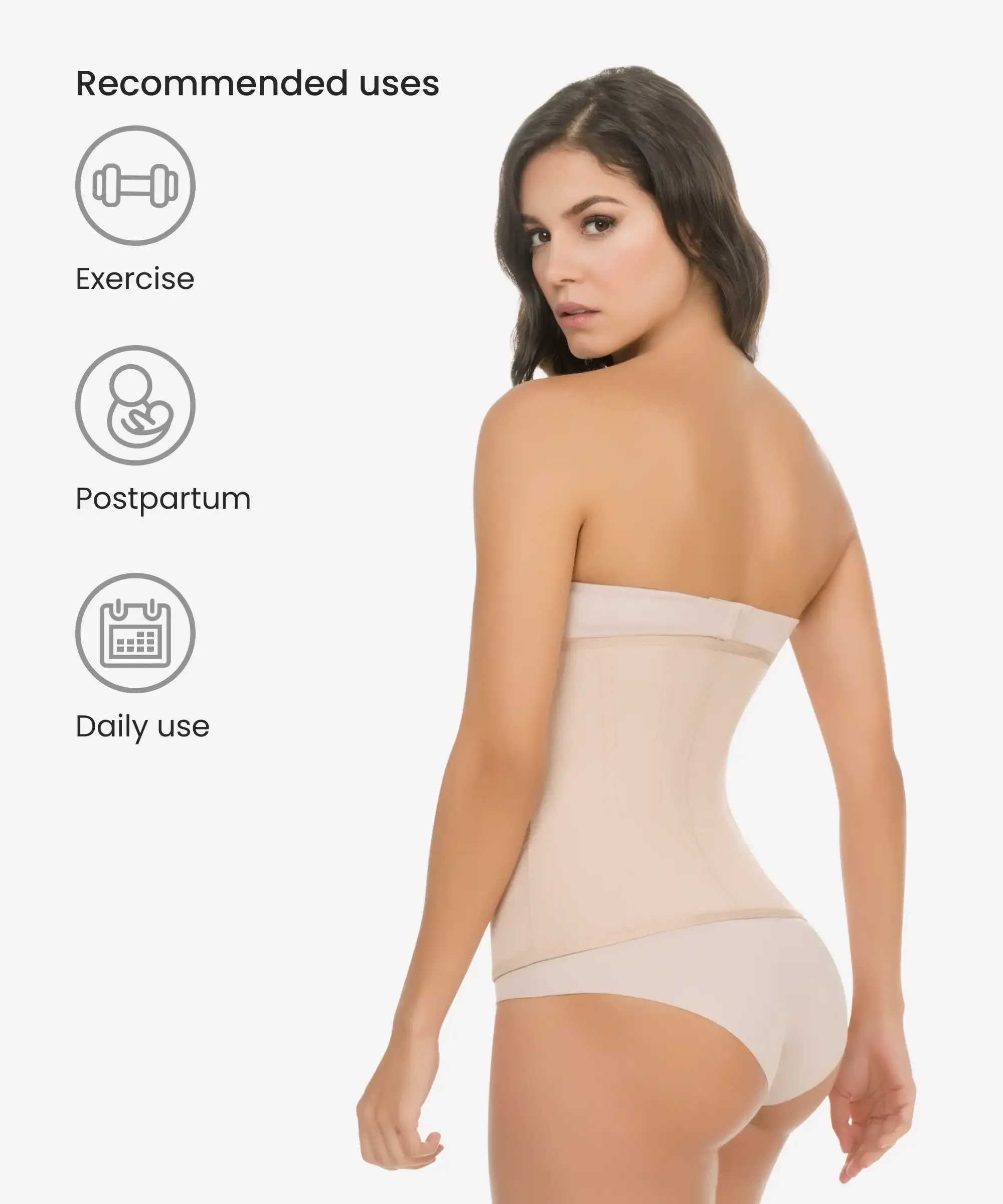 Double control waist cincher - Style 1337