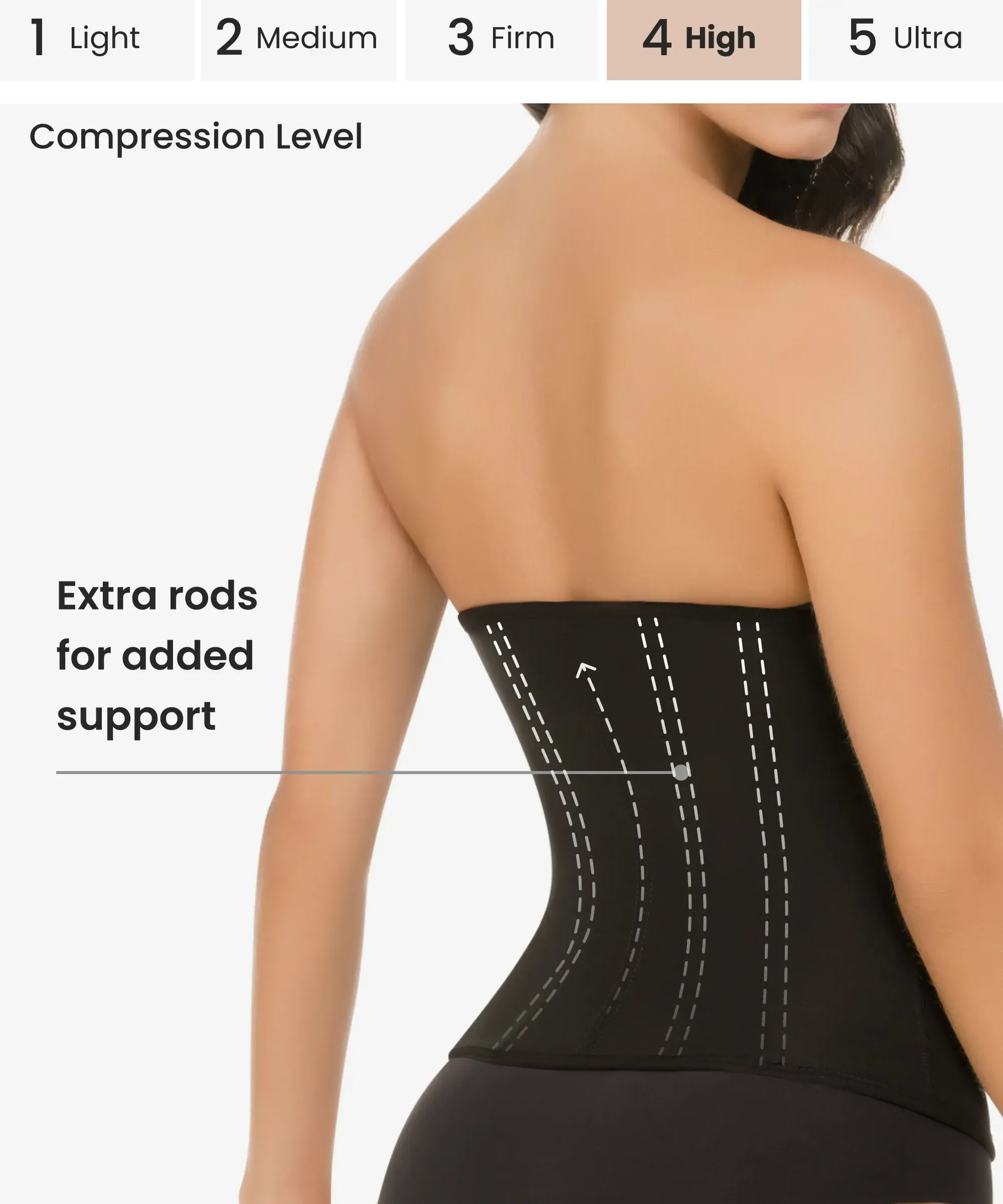 Double control waist cincher - Style 1337