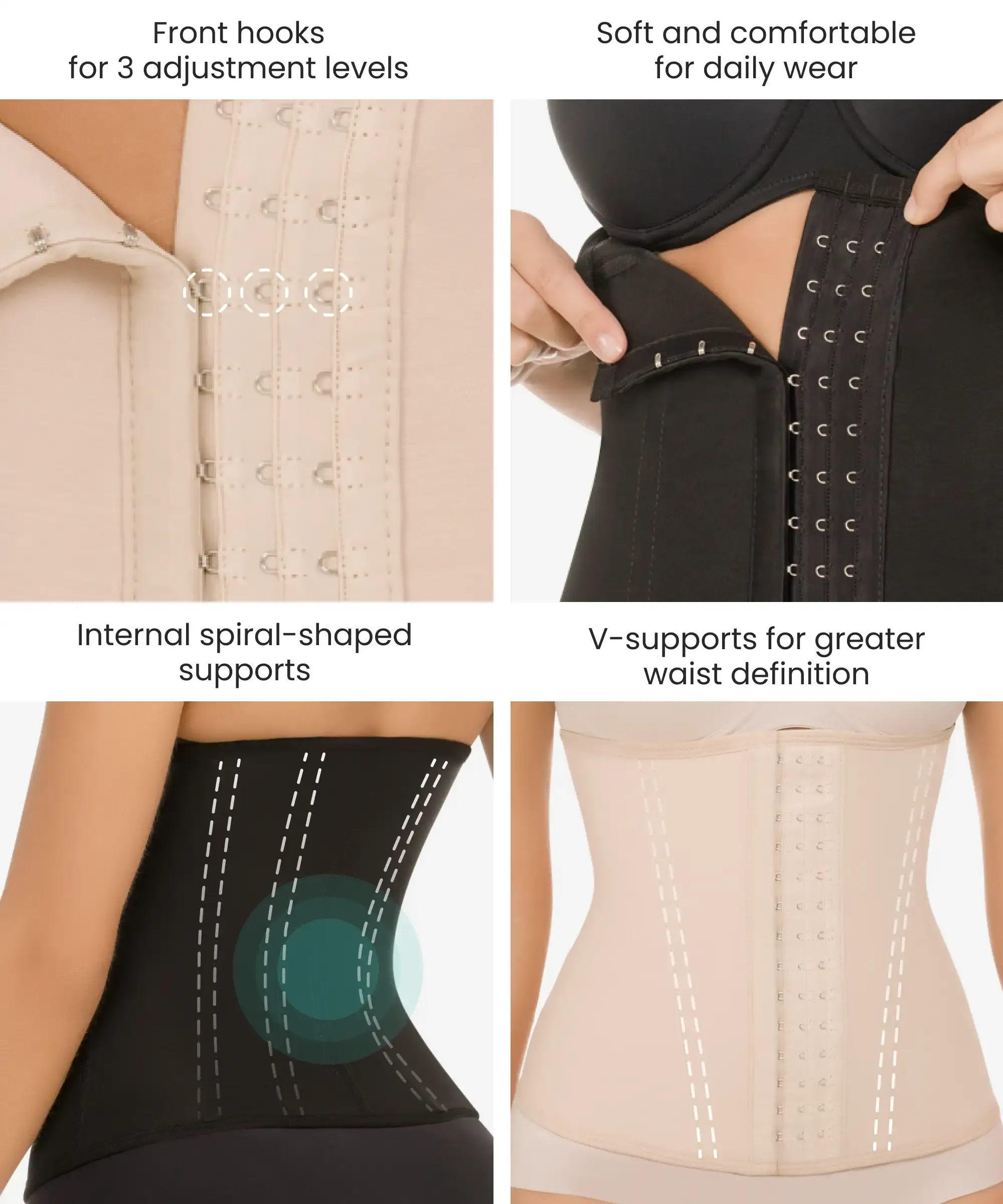 Double control waist cincher - Style 1337