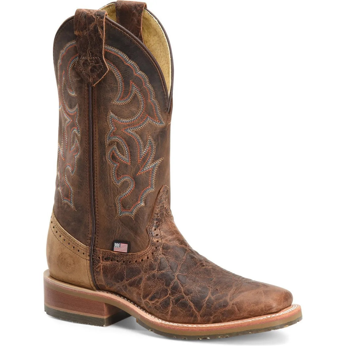 Double H Men's Harshaw 12" Sqr Toe USA Made Western Work Boot - DH4645