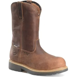 Double H Men's Nomad 11" Alloy Toe Waterproof Wellington Work Boot -Brown- DH4157