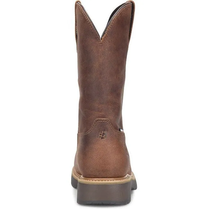 Double H Men's Nomad 11" Alloy Toe Waterproof Wellington Work Boot -Brown- DH4157