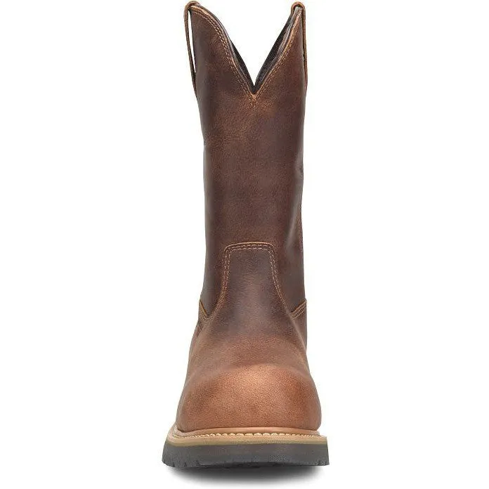 Double H Men's Nomad 11" Alloy Toe Waterproof Wellington Work Boot -Brown- DH4157