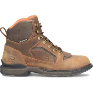Double H Men's Phantom Rider Brigand 6" Comp Toe Waterproof Lacer Work Boot -Brown- DH5424