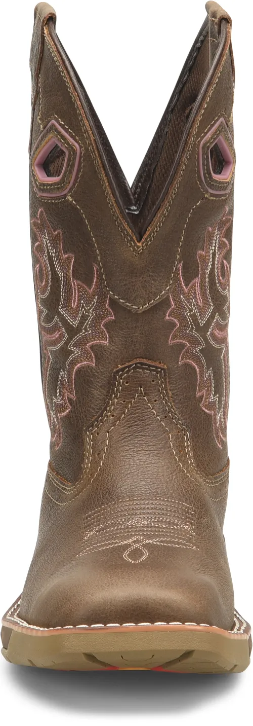 Double H Women's Phantom Rider 10" Square Toe Western Work Boot DH5373