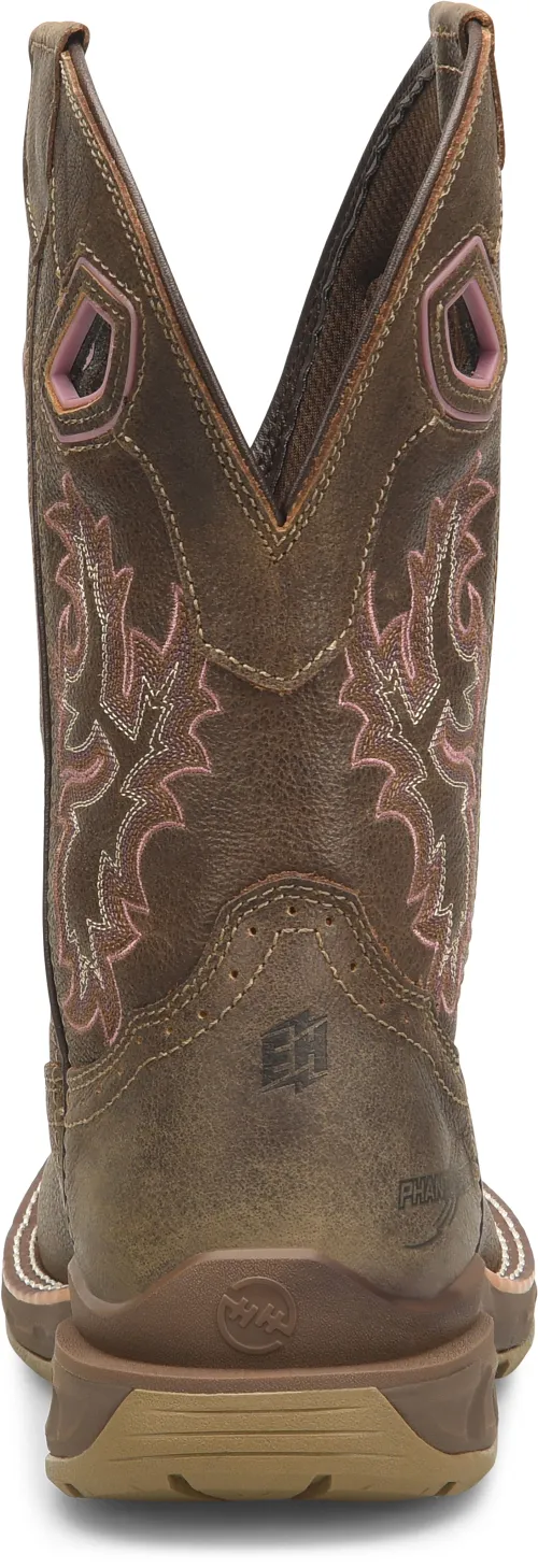 Double H Women's Phantom Rider 10" Square Toe Western Work Boot DH5373