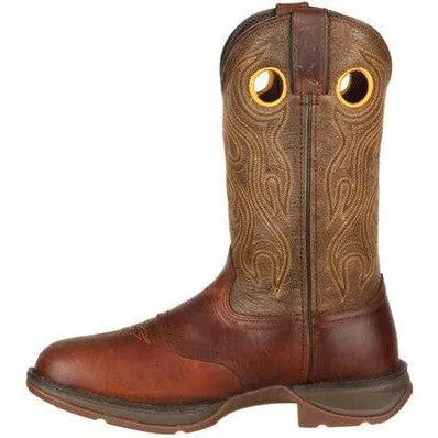 Durango Men's Rebel 12" Soft Toe Saddle Western Classic Boot- Sunset Brown- DB5468