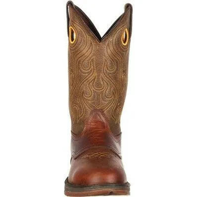 Durango Men's Rebel 12" Soft Toe Saddle Western Classic Boot- Sunset Brown- DB5468