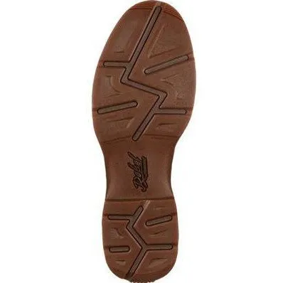 Durango Men's Rebel 12" Soft Toe Saddle Western Classic Boot- Sunset Brown- DB5468
