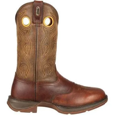 Durango Men's Rebel 12" Soft Toe Saddle Western Classic Boot- Sunset Brown- DB5468
