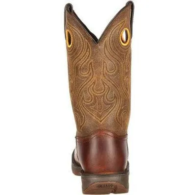 Durango Men's Rebel 12" Soft Toe Saddle Western Classic Boot- Sunset Brown- DB5468