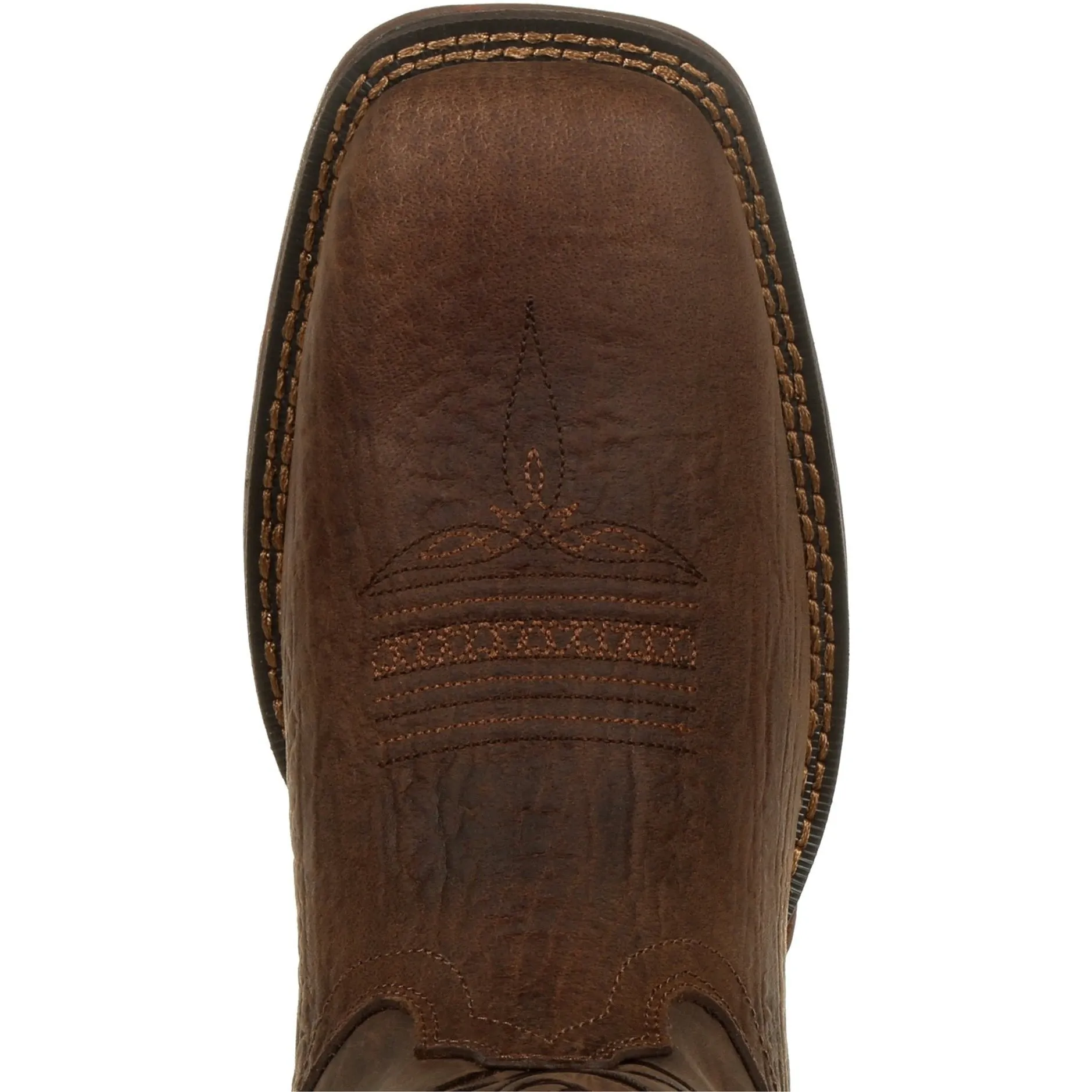 Durango Men's Rebel Distressed Flag Embroidery 12" Sqr Toe Western Boot -DDB0314