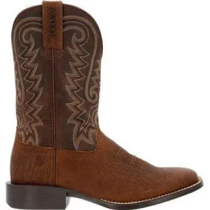 Durango Men's Westward 11" Soft Toe Pull-On Western Classic Boot- Brown- DDB0379