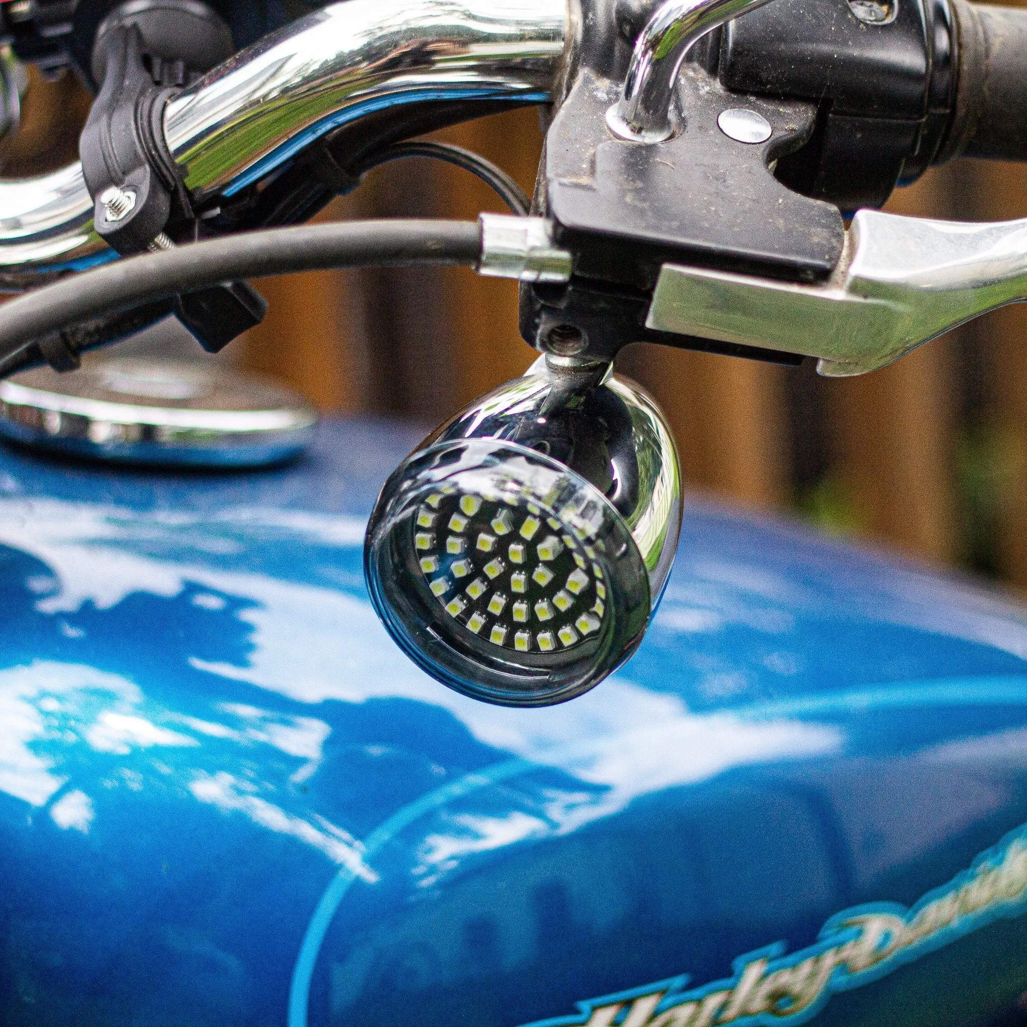 Eagle Lights SUNBURST 2" LED Turn Signals for Harley Davidson Motorcycles- Front 1157 / Rear 1157