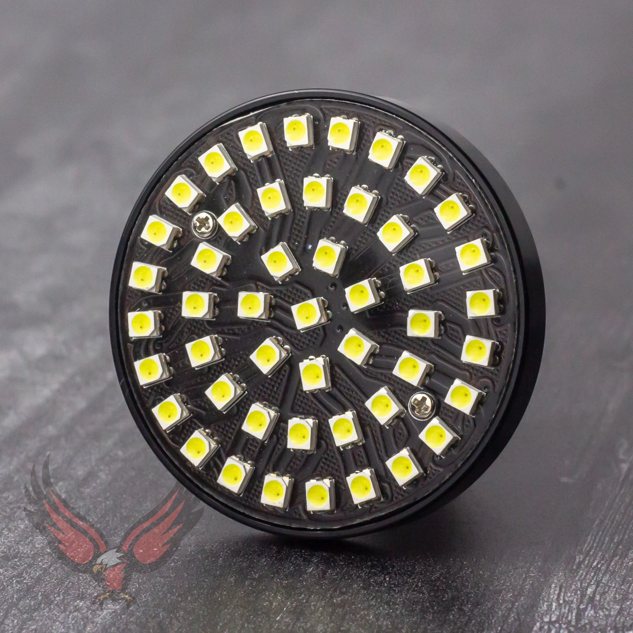 Eagle Lights SUNBURST 2" LED Turn Signals for Harley Davidson Motorcycles- Front 1157 / Rear 1157