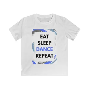 Eat Sleep Dance Repeat Kids Softstyle Tee