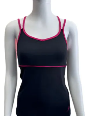 Energetiks Contrast Double Strap Singlet Adult Ac08