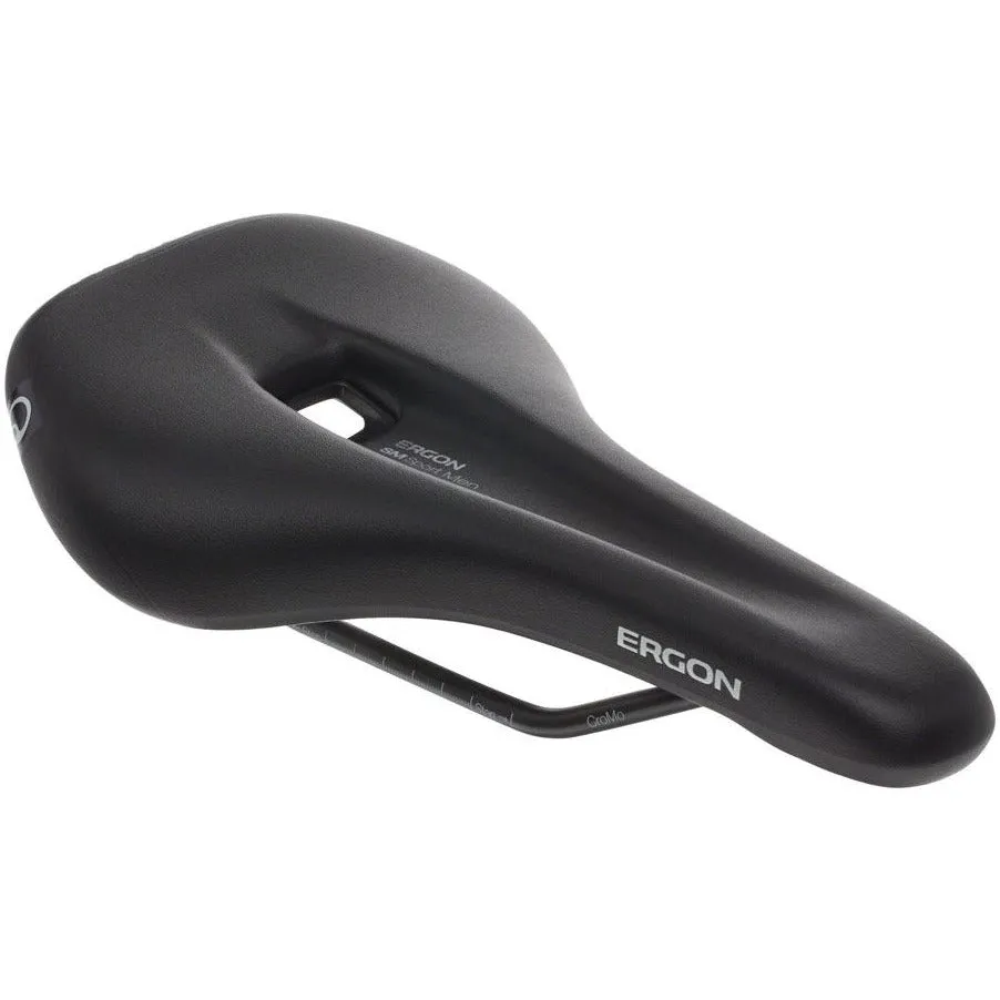 Ergon SM Sport Saddle - Chromoly, Black