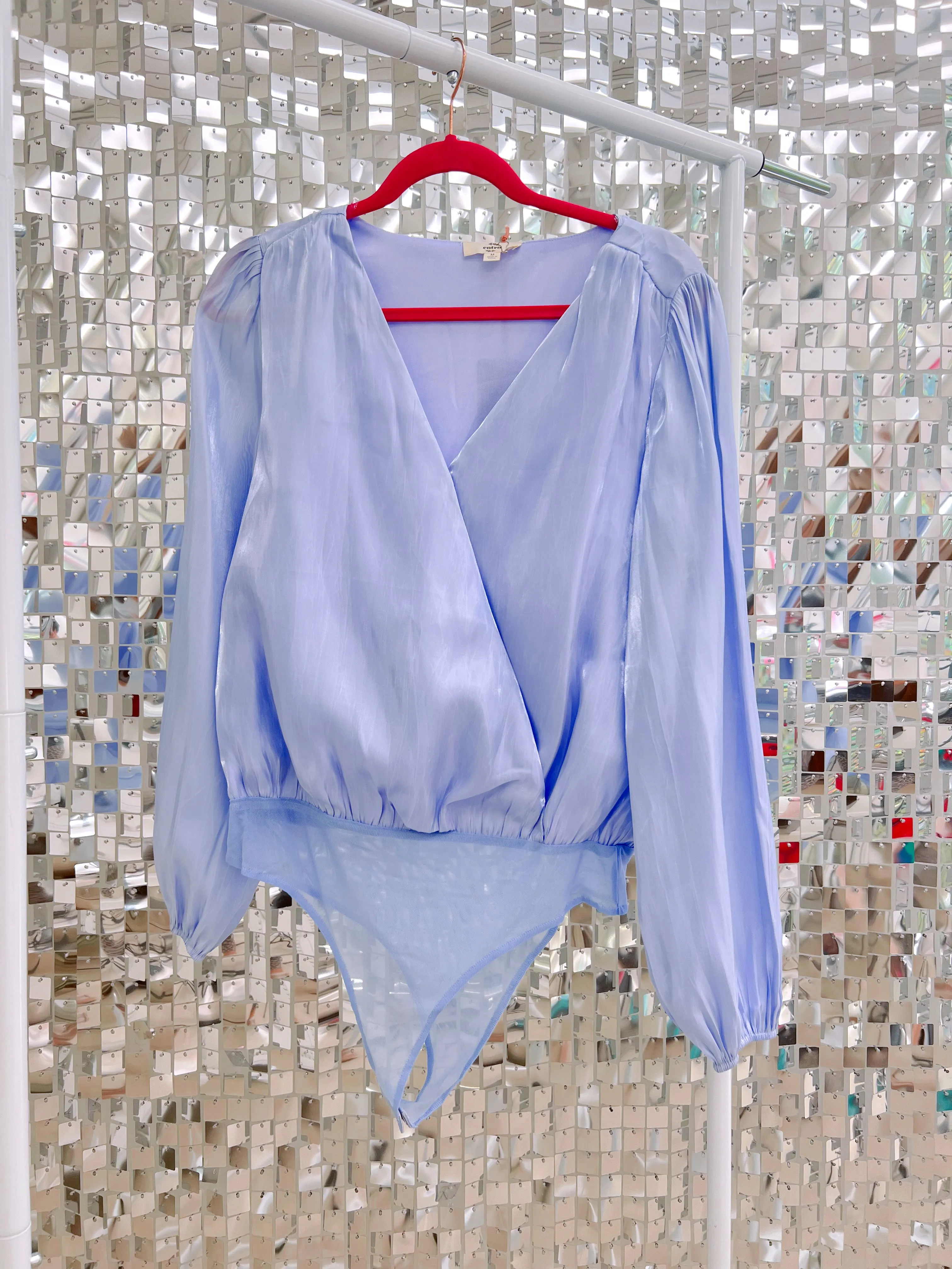 Evident Sophistication Bodysuit - Periwinkle