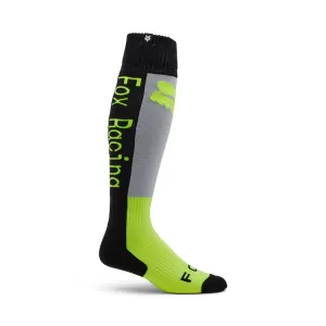 FOX 180 LEAN SOCKS [GREY/YELLOW]