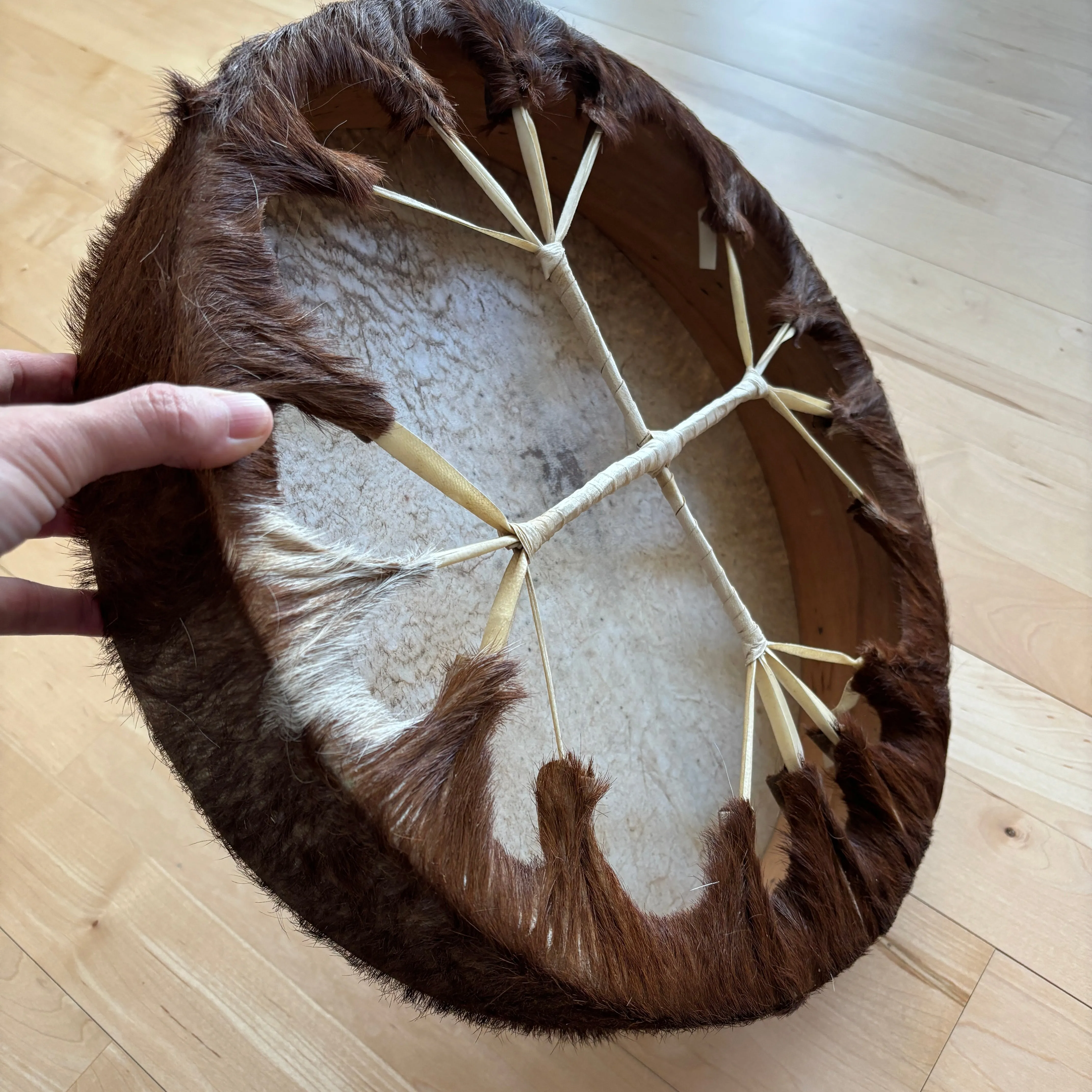 Fur hide Shaman Drum