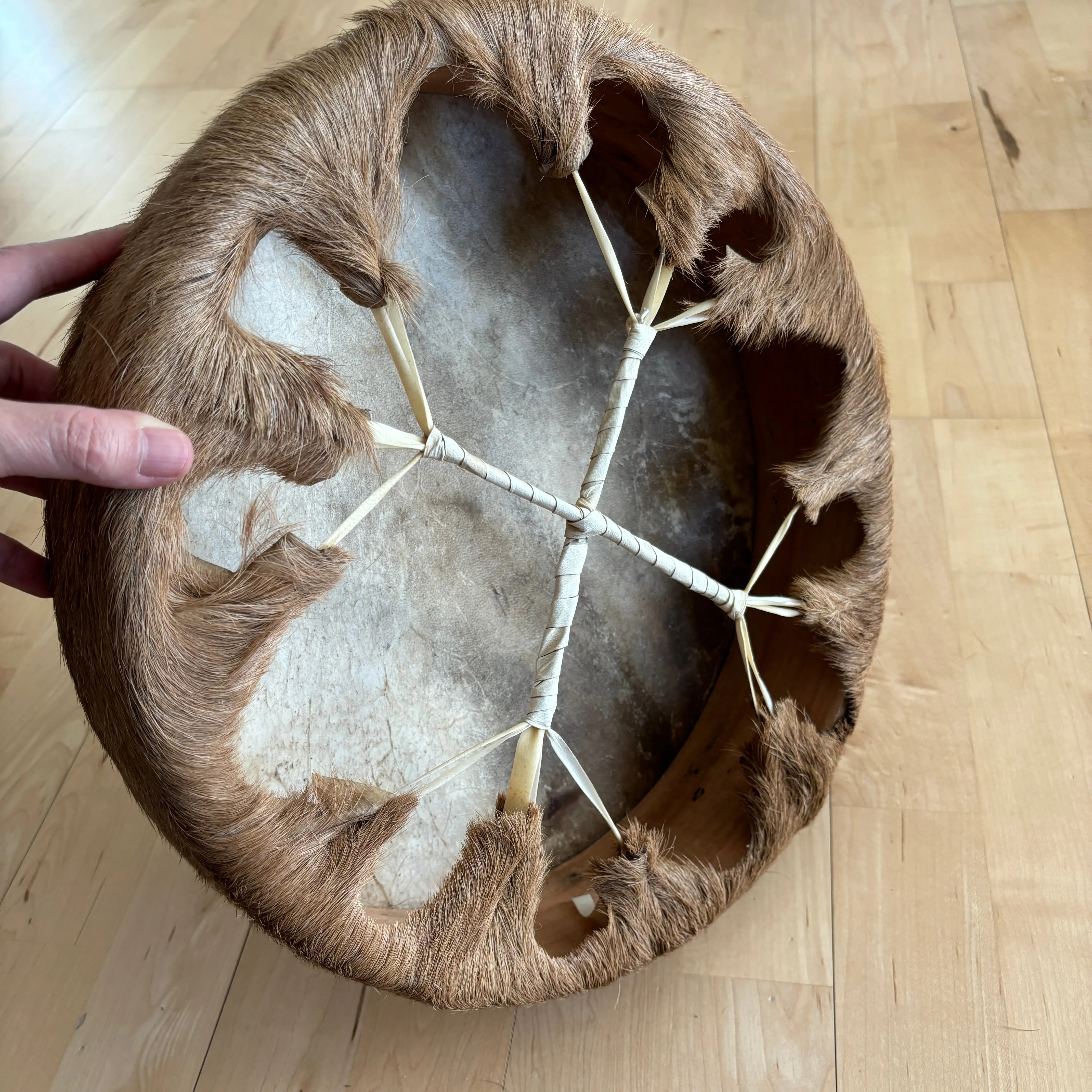 Fur hide Shaman Drum