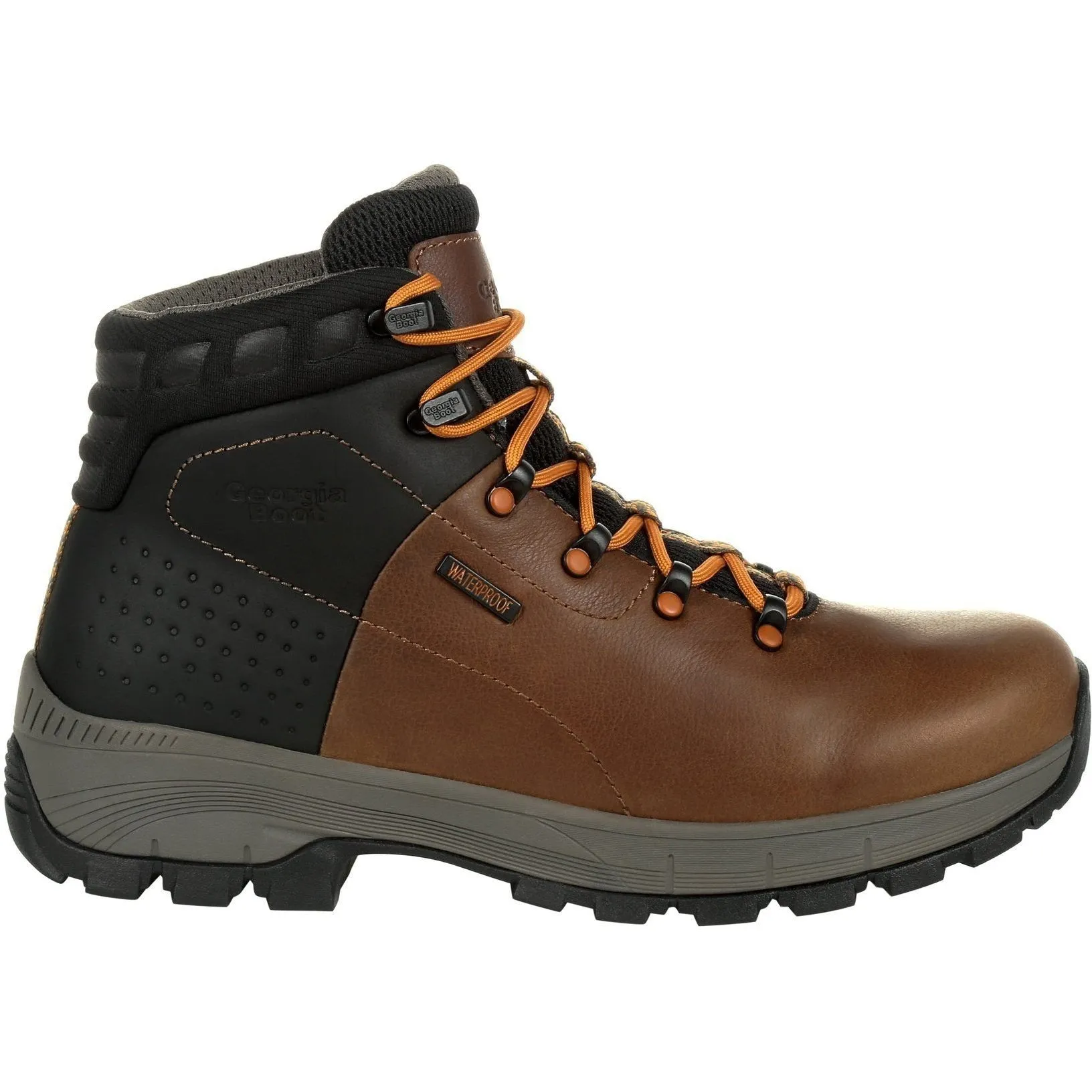 Georgia Men's Eagle Trail 6" Soft toe Waterproof Hiker Work Boot - Brown - GB00402