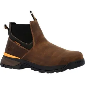 Georgia Men's TBD 5" Soft Toe Waterproof Chelsea Work Boot -Brown- GB00599