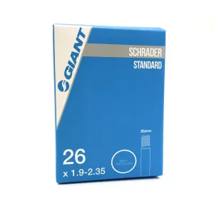 Giant 26" x 1.9" - 2.35" 35mm Schrader Valve, Bike Tube
