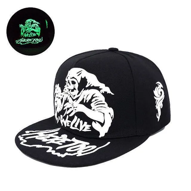 Glowing in the Dark Unisex Baseball Cap