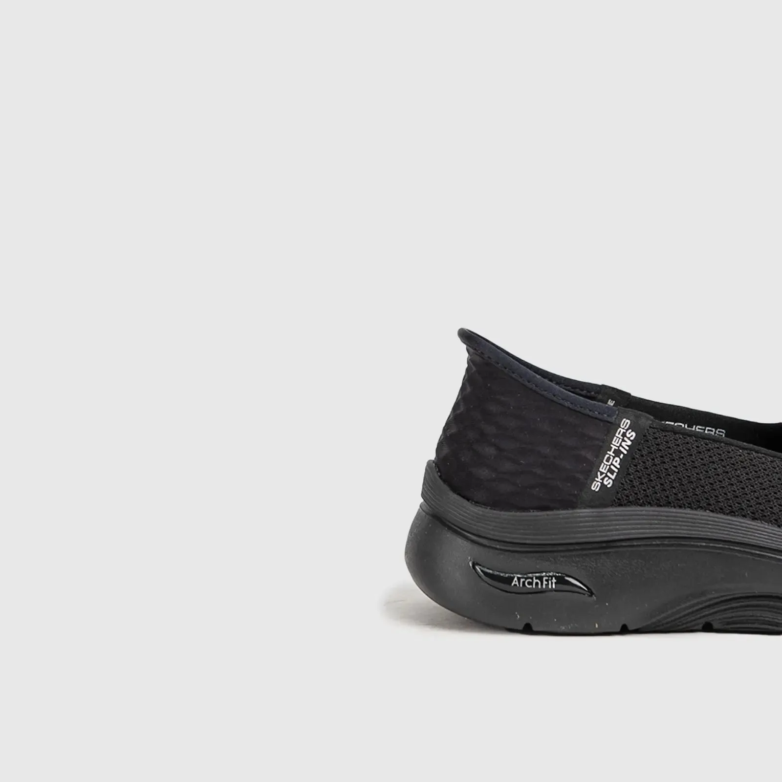 Go Walk Arch Fit 2.0 Comfort Slip Ons Black 125315