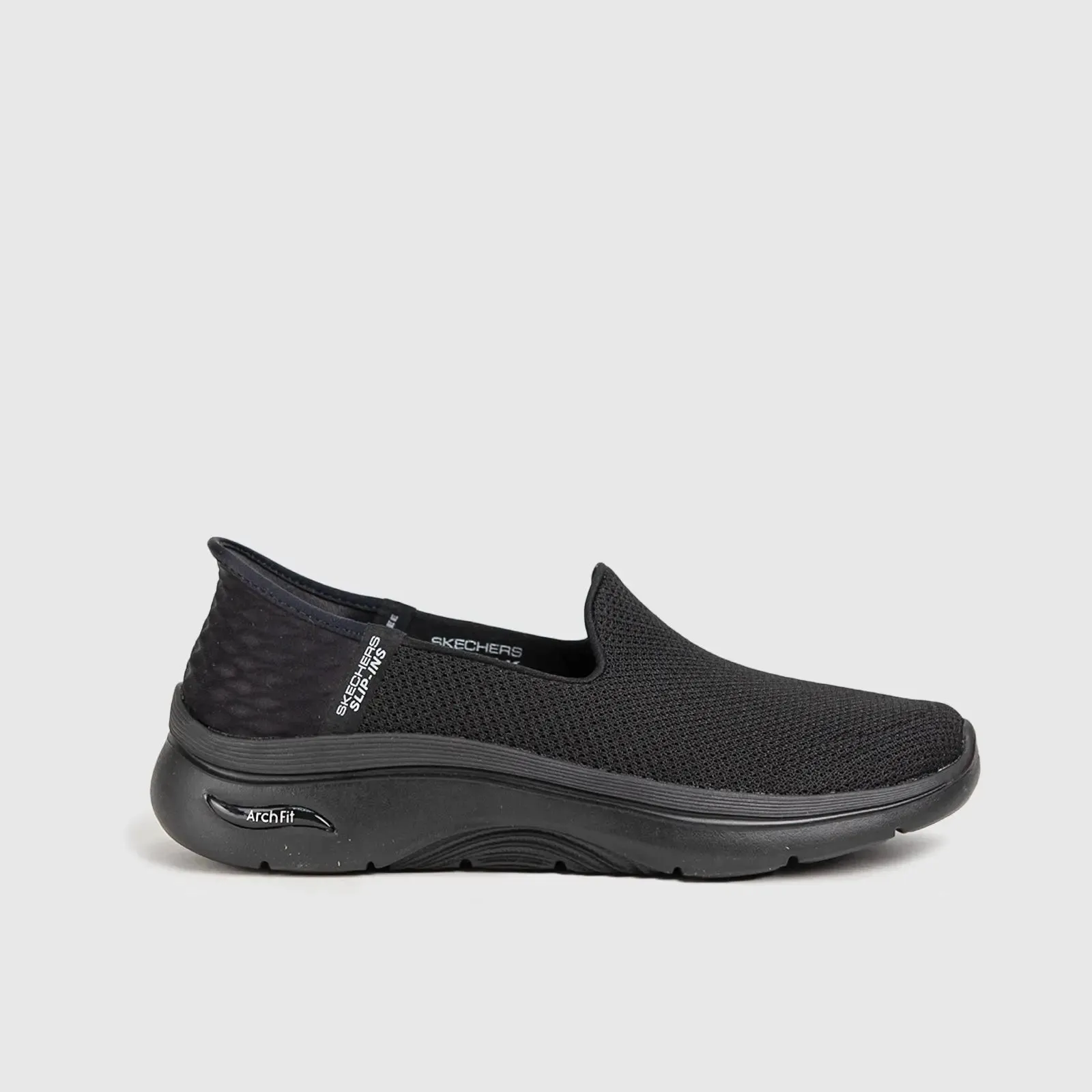 Go Walk Arch Fit 2.0 Comfort Slip Ons Black 125315