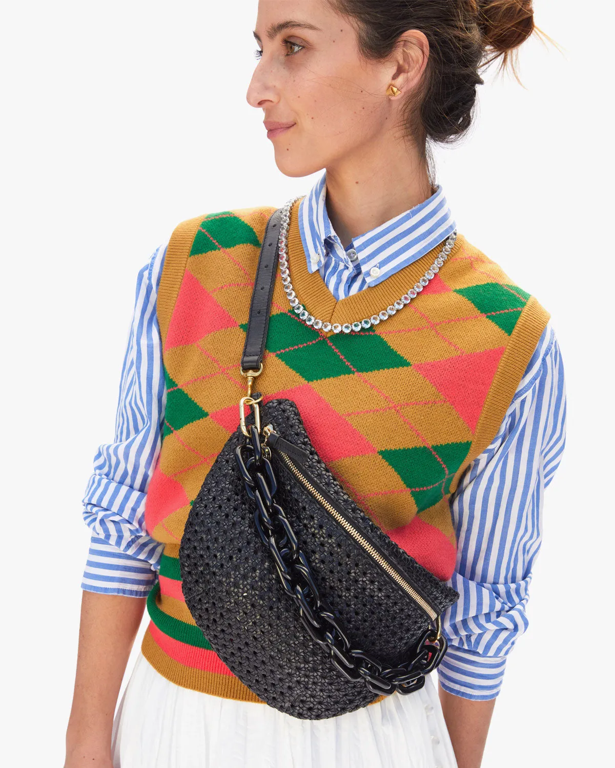 Grande Fanny in Black Rattan