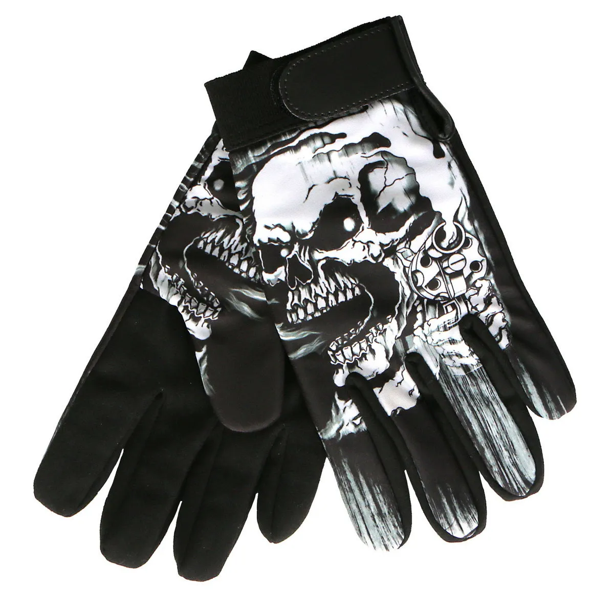 GVM3004 Men's Black 'Assassin' Textile Mechanic Gloves