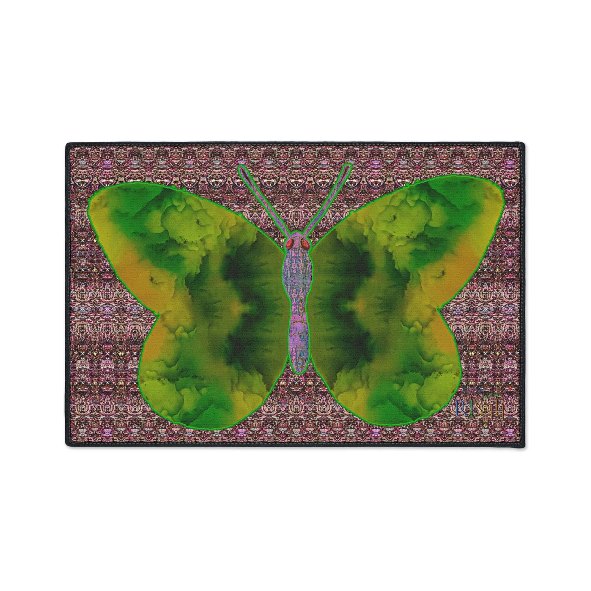 Heavy Duty Floor Mat (Butterfly Glade Denizen & Samhain Dream Thaw 14 & Purple Logo@Alchemic) RJSTH@Fabric#5_12 of 18 RJSTHw2025 RJS