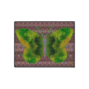 Heavy Duty Floor Mat (Butterfly Glade Denizen & Samhain Dream Thaw 14 & Purple Logo@Alchemic) RJSTH@Fabric#5_12 of 18 RJSTHw2025 RJS
