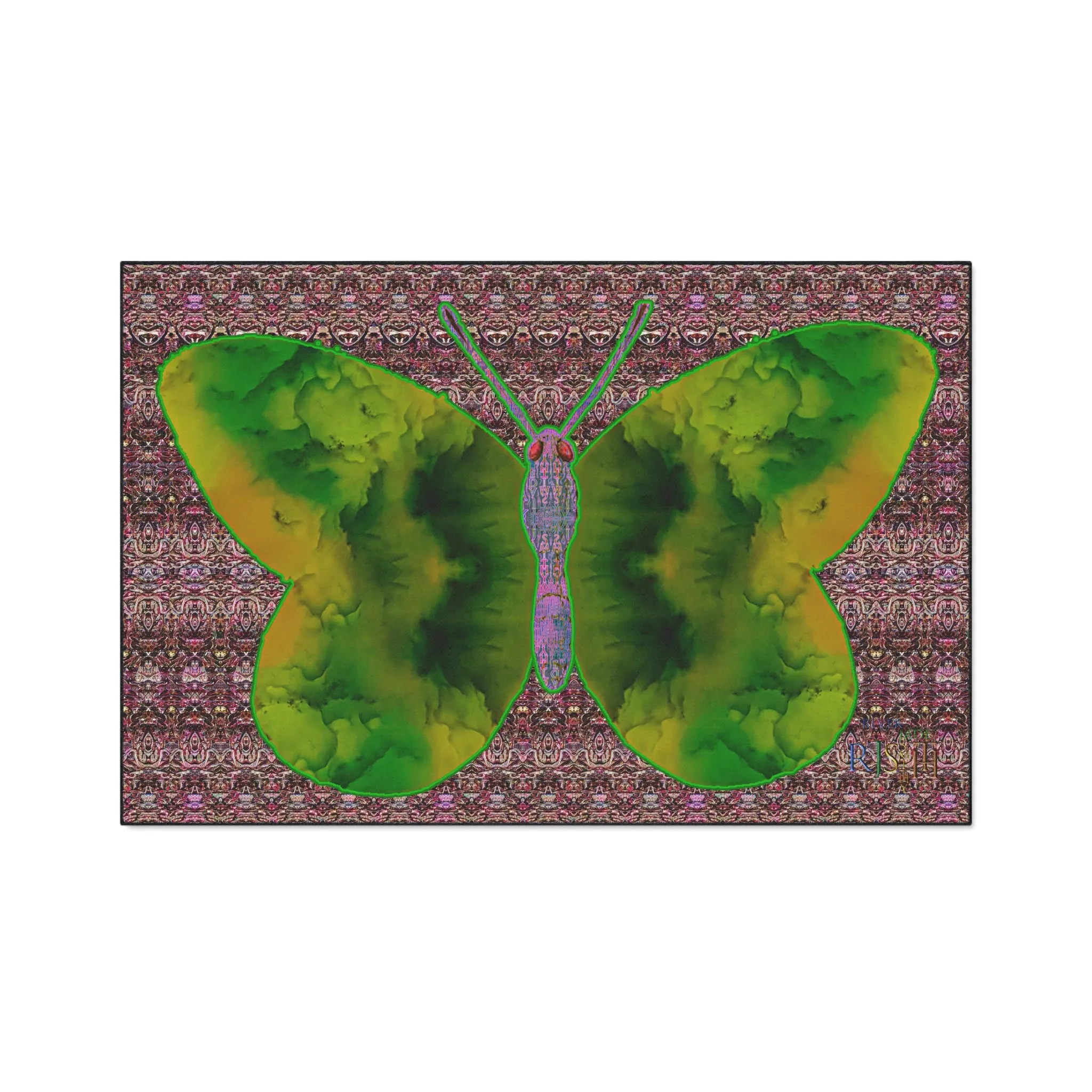 Heavy Duty Floor Mat (Butterfly Glade Denizen & Samhain Dream Thaw 14 & Purple Logo@Alchemic) RJSTH@Fabric#5_12 of 18 RJSTHw2025 RJS