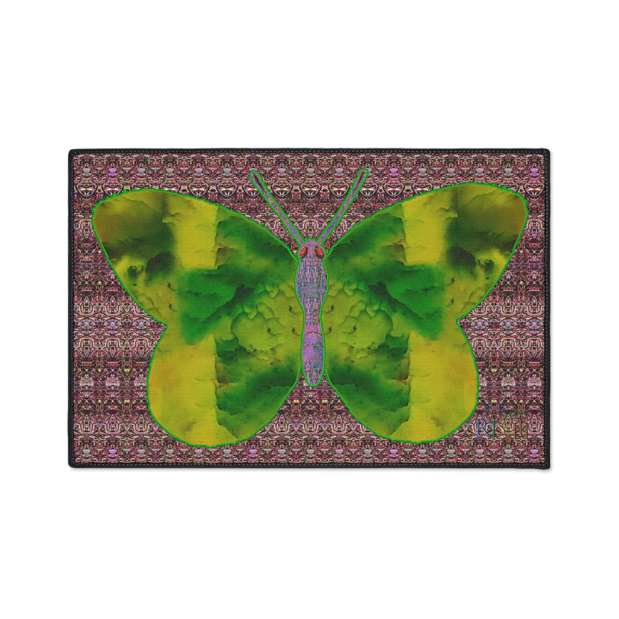 Heavy Duty Floor Mat (Butterfly Glade Denizen & Samhain Dream Thaw 14 & Purple Logo@Alchemic) RJSTH@Fabric#5_13 of 18 RJSTHw2025 RJS