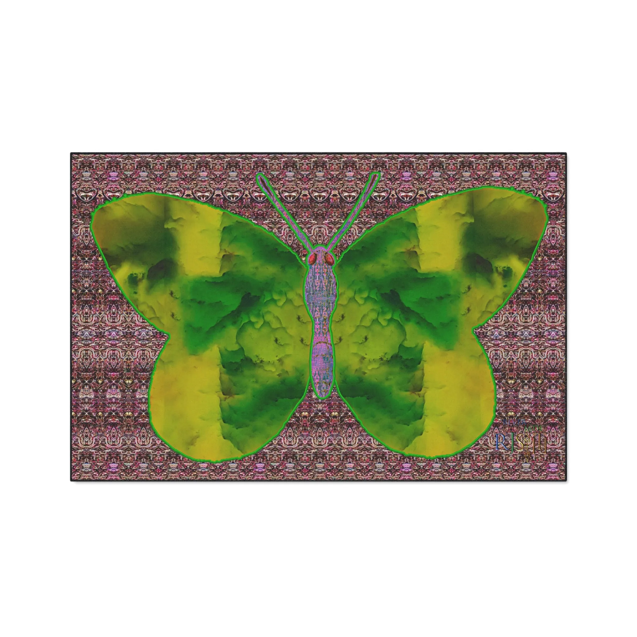 Heavy Duty Floor Mat (Butterfly Glade Denizen & Samhain Dream Thaw 14 & Purple Logo@Alchemic) RJSTH@Fabric#5_13 of 18 RJSTHw2025 RJS